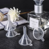 Transparent plastic cosmetic perfume, container, small tools set