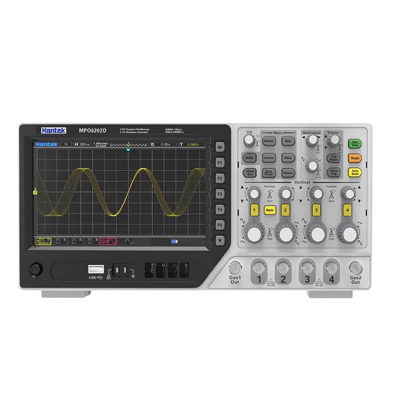 Hantek MPO6084D MPO6104DM PO6204D четырехканальный осциллограф + логический анализатор