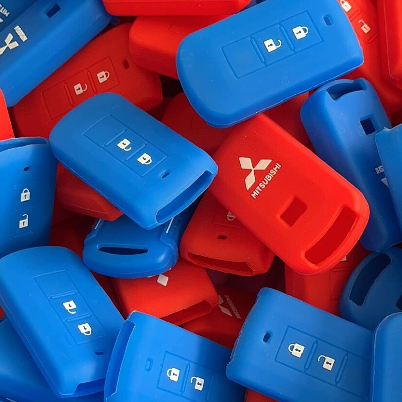 Применимо к Guangqi Mitsubishi Outlander автомобильный силиконовый чехол для ключей Mitsubishi Jinxuan чехол для ключей крыло Бог брелок