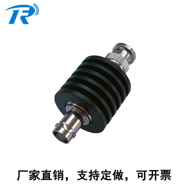 10W BNC型同轴固定衰减器,1,2,3,5,6,10,15,20,30dB,0-3GHZ