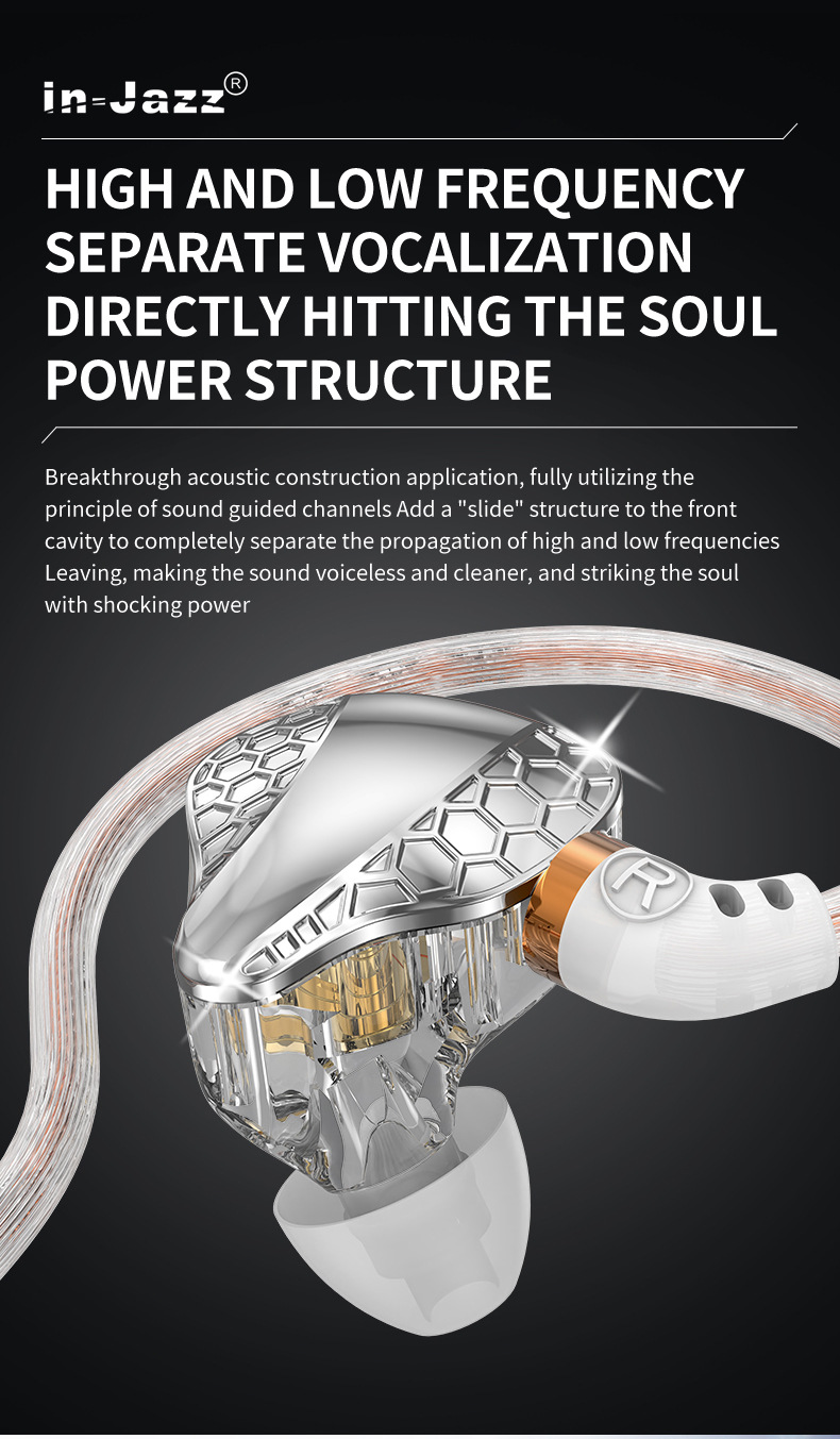 Export Heavy Bass Over-Ear Wired Headphones Metal Noise Cancelling In-Ear Sports Music Ear Hook Style_voghion.com