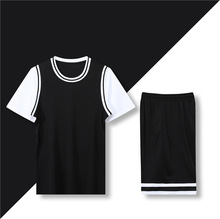 男女短袖球衣篮球队服运动套装学生比赛训练服速干透气夏季新款粉