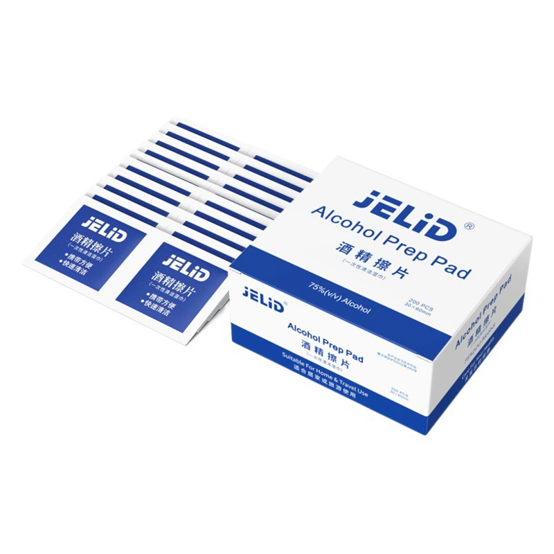 JELID спирт хлопок одноразовые забора крови татуировки Ушные Шпильки дезинфекционные Салфетки Чистящие Таблетки бытовые уличные спиртовые таблетки