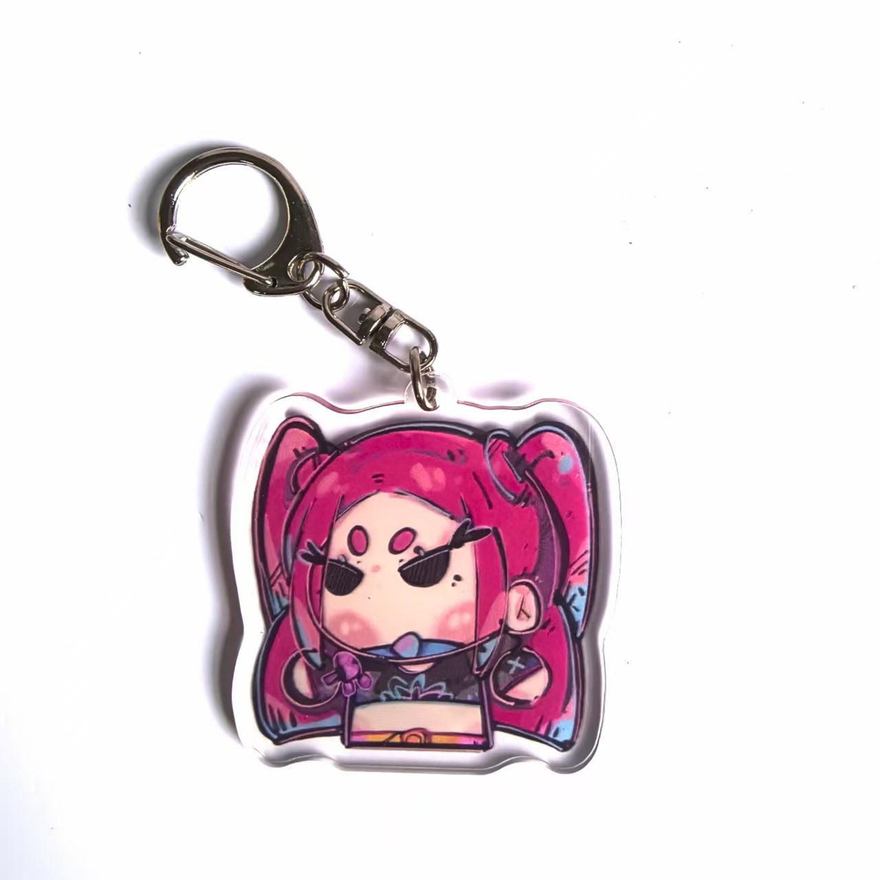 KPOP Caza de brujas perimetral llavero acrílico colgante bolso escolar de alto valor bonito decoración pequeño regalo