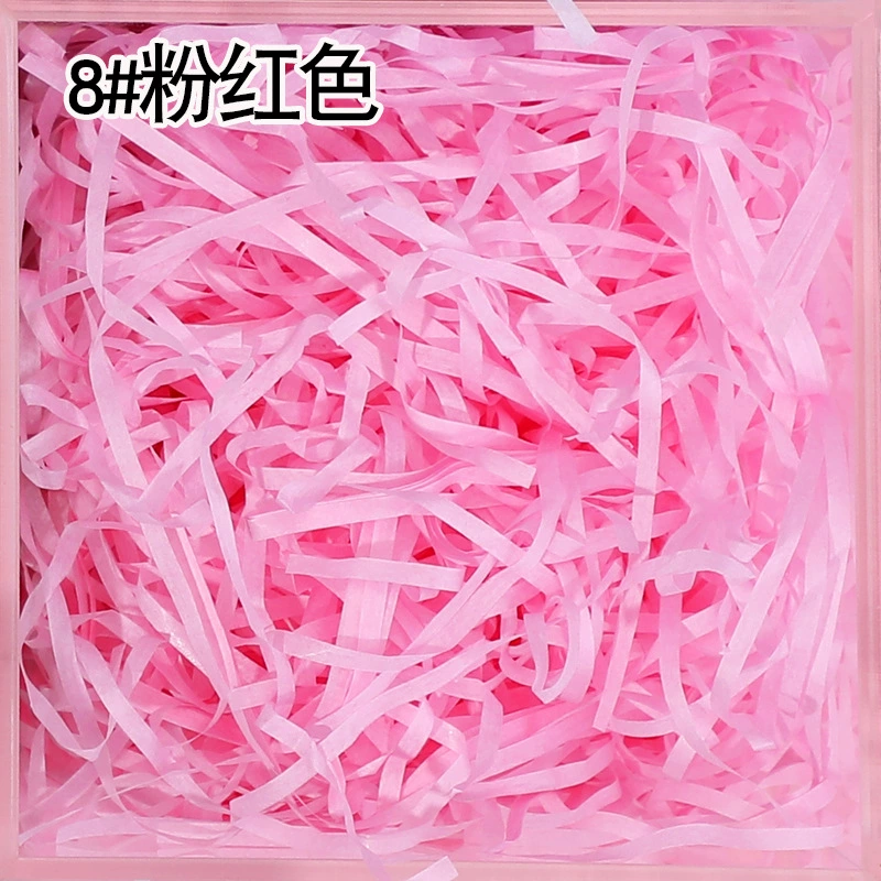 Плотный обложной карт зубчик raffia порванная бумага шелк 50g 30g бумага шелк упаковочная подарочная коробка декор заполнение цветной стружкой бумажные полоски
