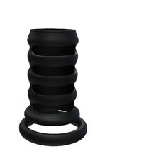 HA-812 Silicone Precision Lock Ring Set Men's Ring Adult Sex Products Physical Precision Lock AliExpress Cross-border Wholesale