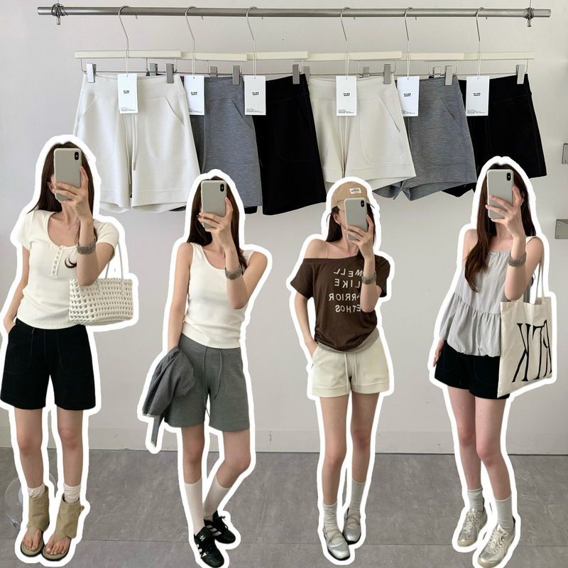 Manuvivi Modal Air Shorts for Women, Sports Casual Three-Quarter Length Shorts Manuvivi Modal Air Shorts for Women, Sports Casual Three-Quarter Length Shorts