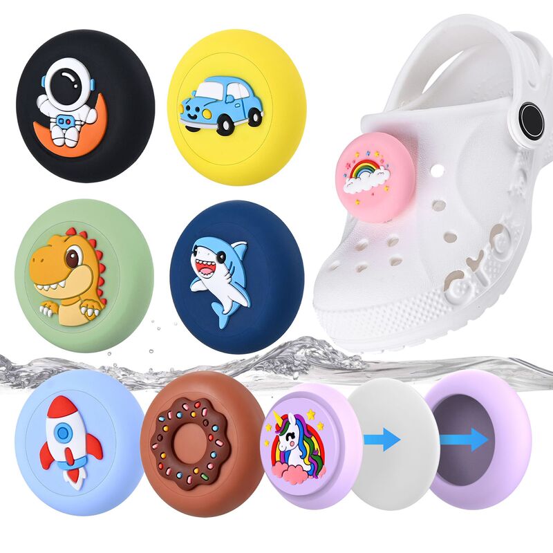 Suitable for Apple Airtag Protective Case, Tracking Anti-Lost Locator, Children's Clogs, Silicone Airtag Protective Case
