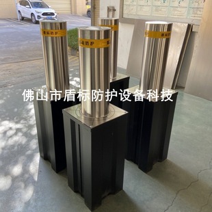 School Units, Hospitals and Scenic Spots Install Semi-Automatic Telescopic Anti-Collision Road Posts with Locked Manual Stainless Steel Car Guards