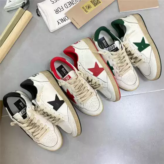 ballstar distressed stars small dirty shoes men and women increased South Korea dirty shoes casual sneaker board shoes