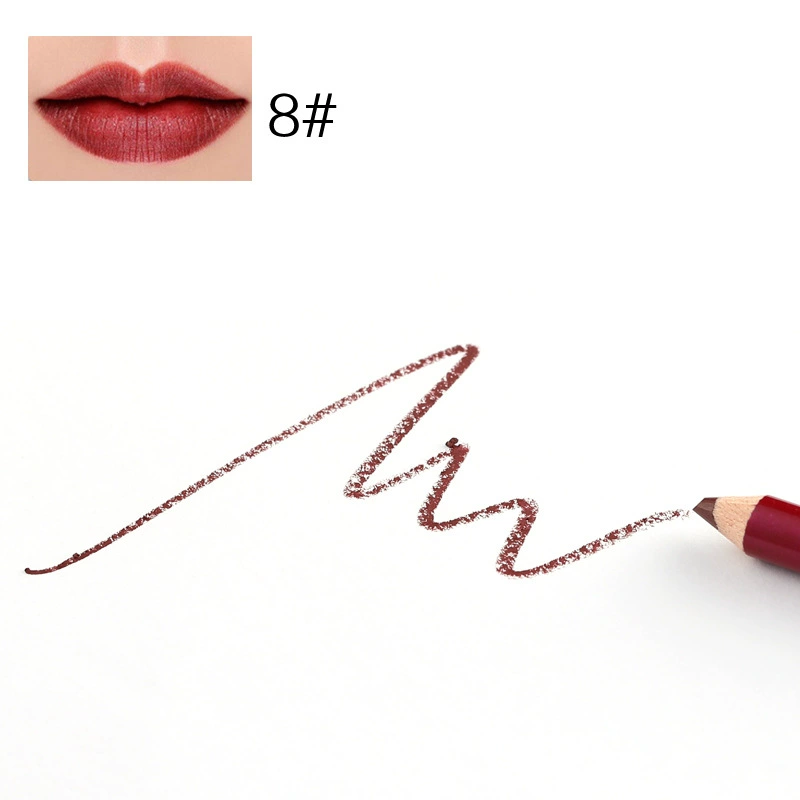 Lip pencil, водостойкая матовая помада, румяна для лица, карандаш для глаз, подводка, 13 цветов, (торговля через границу)