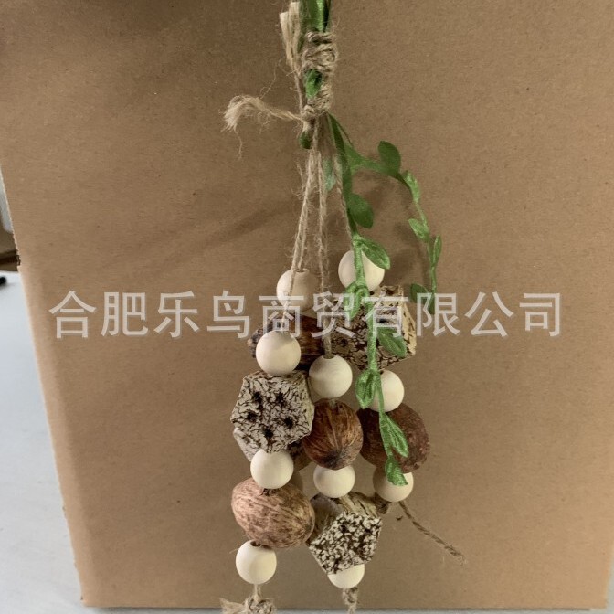 Parrot Toys Bird Supplies Colorful Fruit Toys Carambola Fruit Corncob Cane Bite Toys Chewing Toys