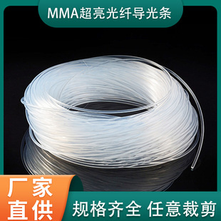 3mm Super Bright All-Body Fiber Optic Light Guide Strip Mouse Pad Car Atmosphere Light Transparent Mma Light Guide Strip in Stock