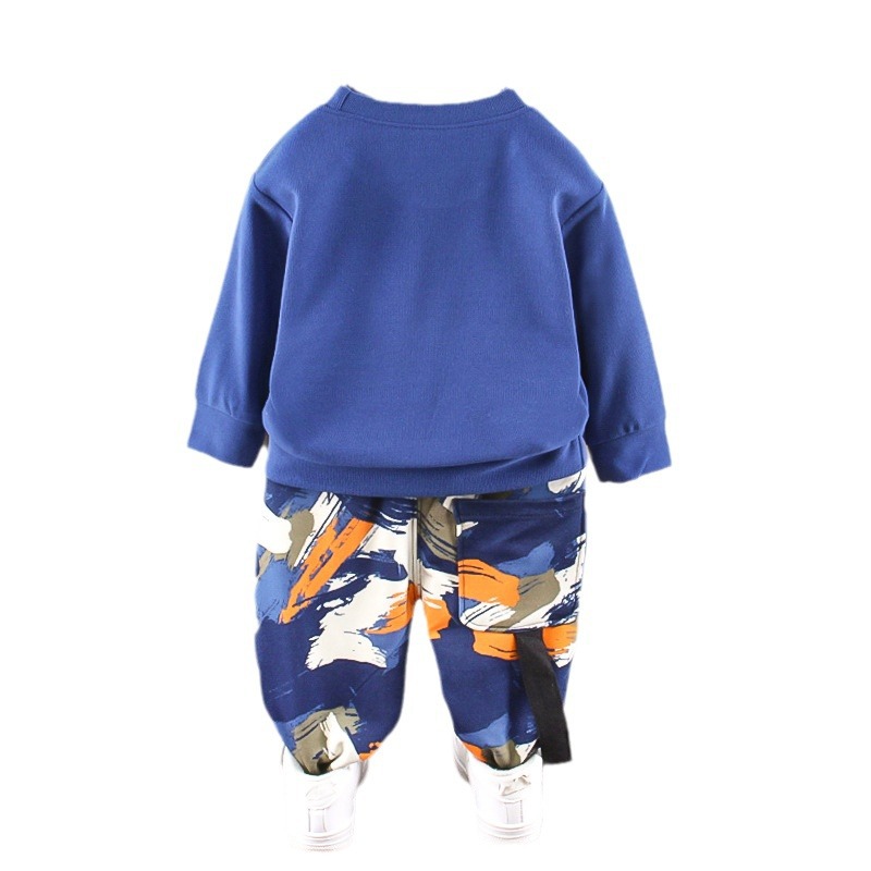 Baby New Boys Girls Spring and Autumn Fashionable Two Piece Set 0-1-5 Year Old Children's Baseball Jersey_voghion.com