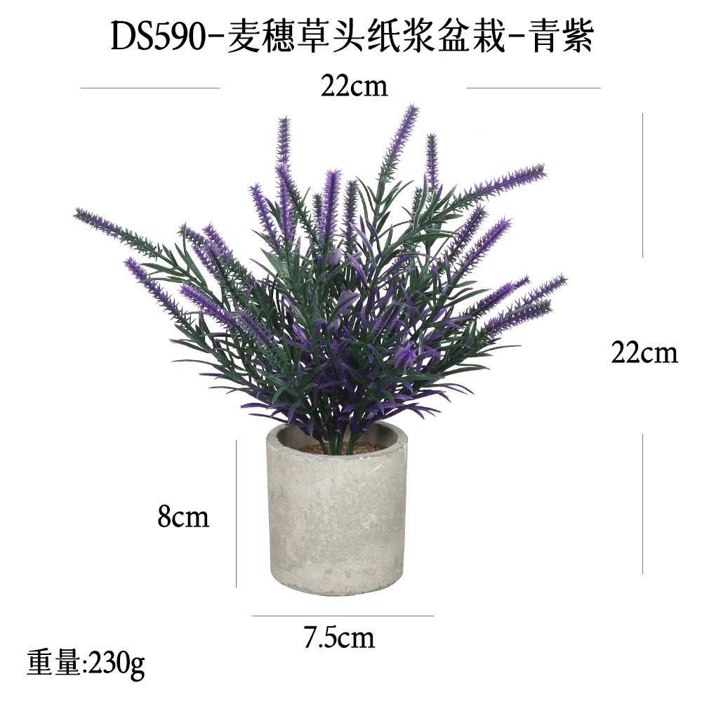 Más de 240 combinaciones populares de macetas con plantas verdes artificiales, decoraciones para el hogar, flores artificiales, bonsáis cilíndricos de pulpa de papel.