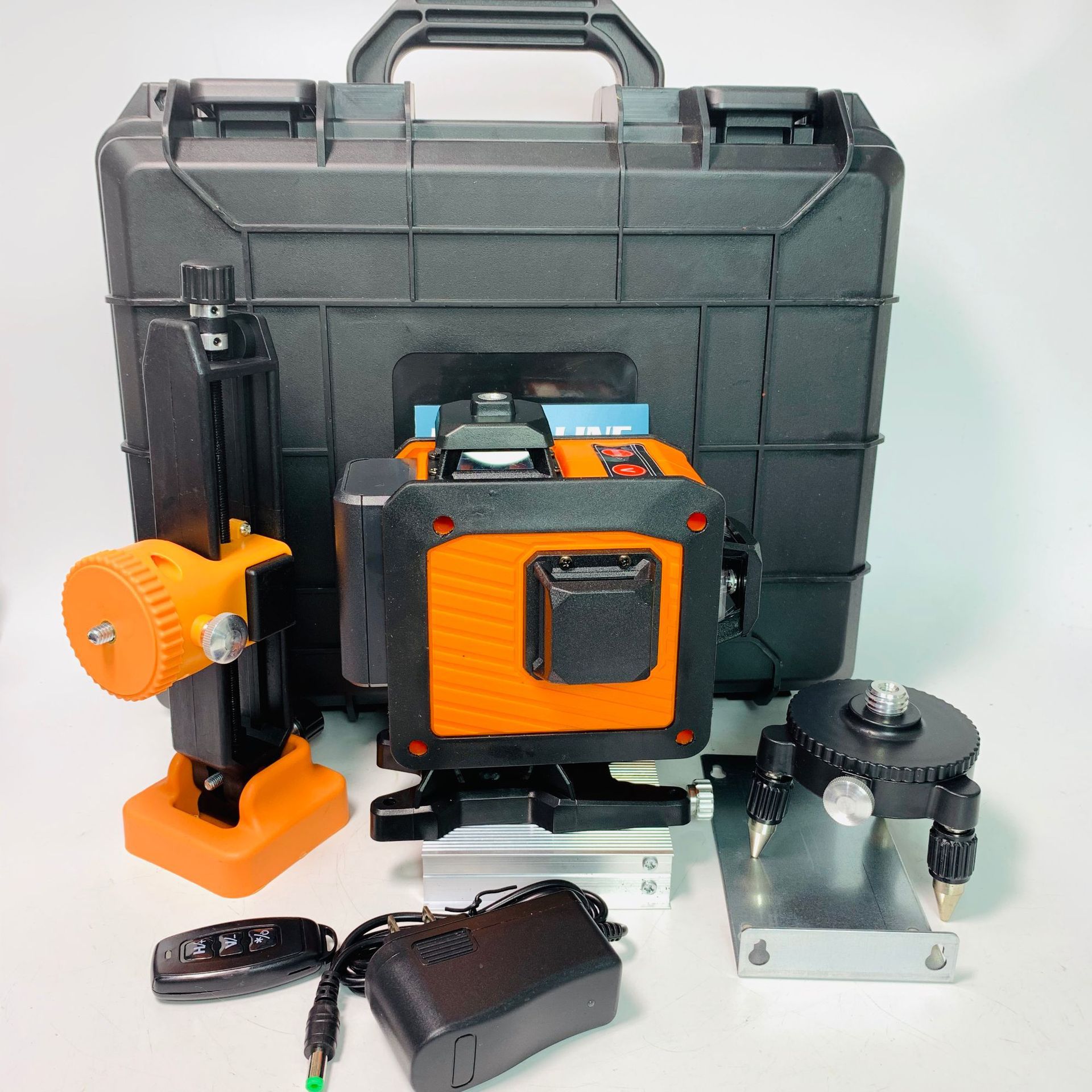 源头工厂 橙 16线锂电水平仪 贴墙贴地仪