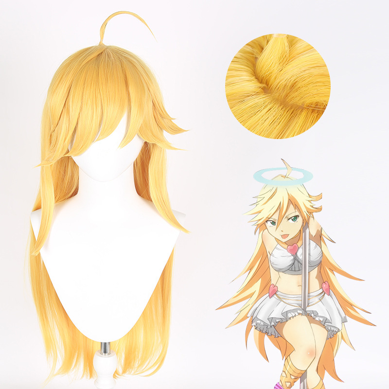 Flying sling socks Angel Panty Panty Pandi cosplay wig blonde scalp top support hair generation