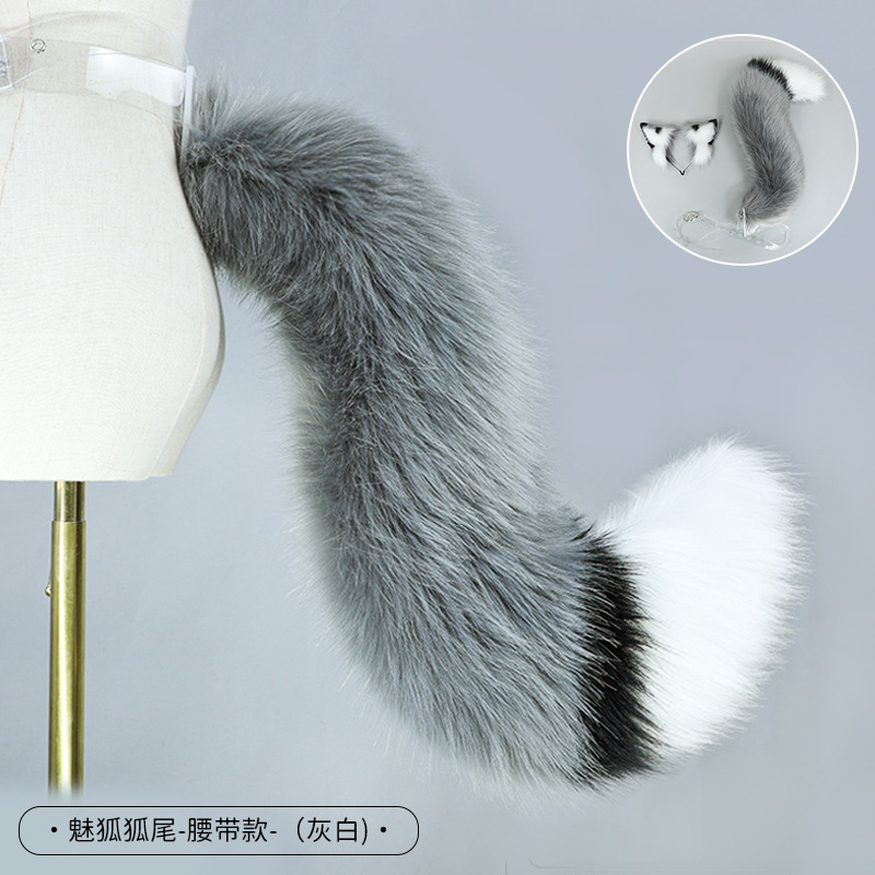 Simulación bestia oreja Linda felpa hecha a mano cómic show fiesta de vestir en vivo accesorios tocado accesorios para el cabello encantador zorro oído diadema