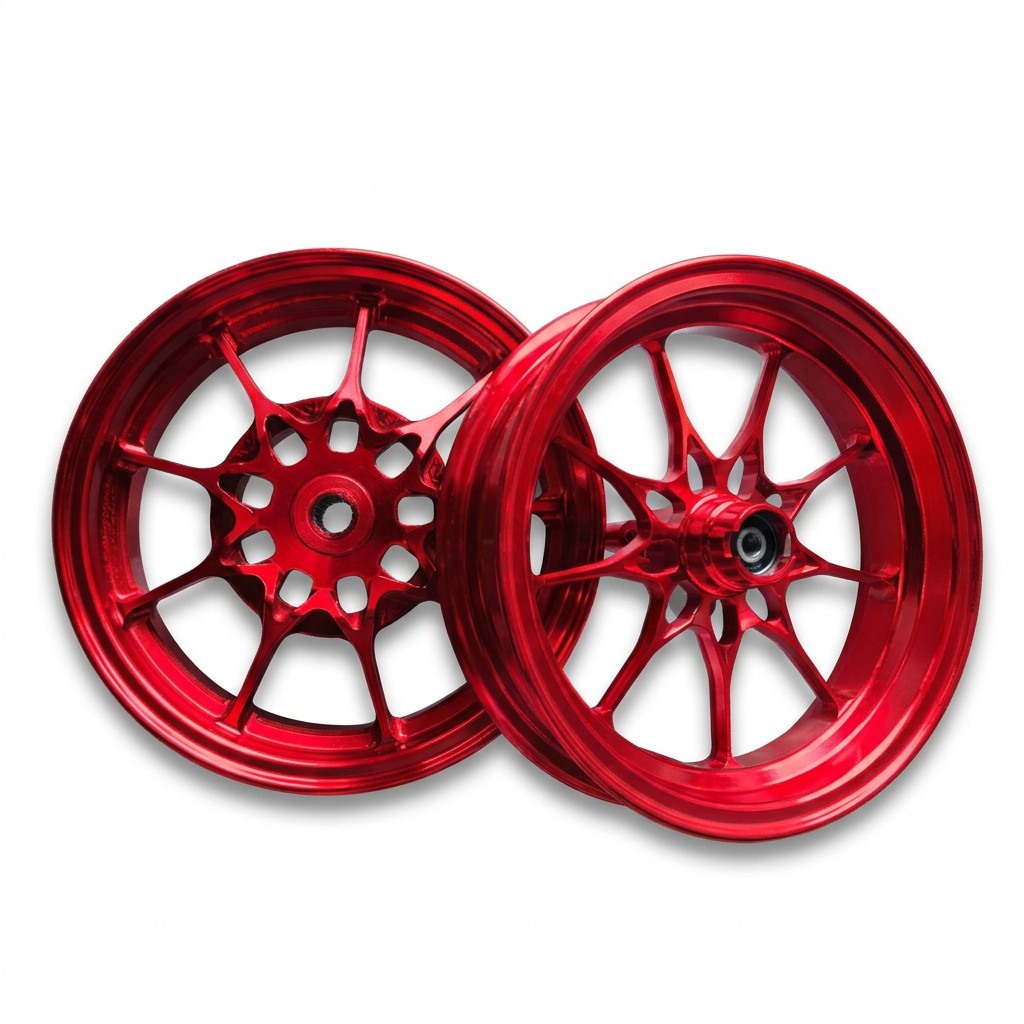 Cross-border 10inch CNC wheel hub suitable for Yamaha Jog90 motorcycle wheel hub modification, aluminum alloy manufacturer wholesale
