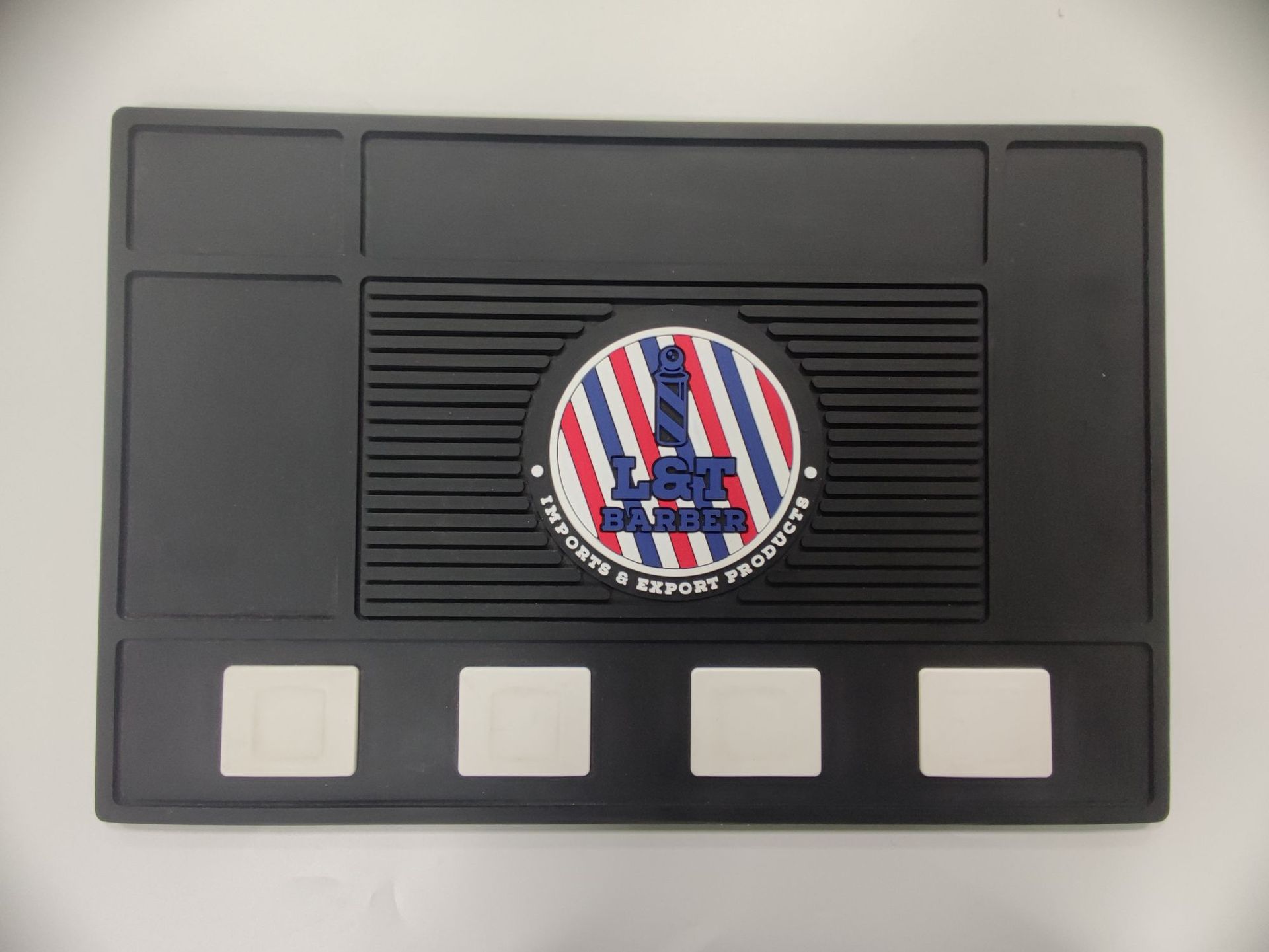 Spot imán almohadilla para el cabello almohadilla para el cabello almohadilla para el almacenamiento de herramientas con cortapelos magnéticos fuertes almohadilla antideslizante almohadilla para la herramienta para el cabello de PVC