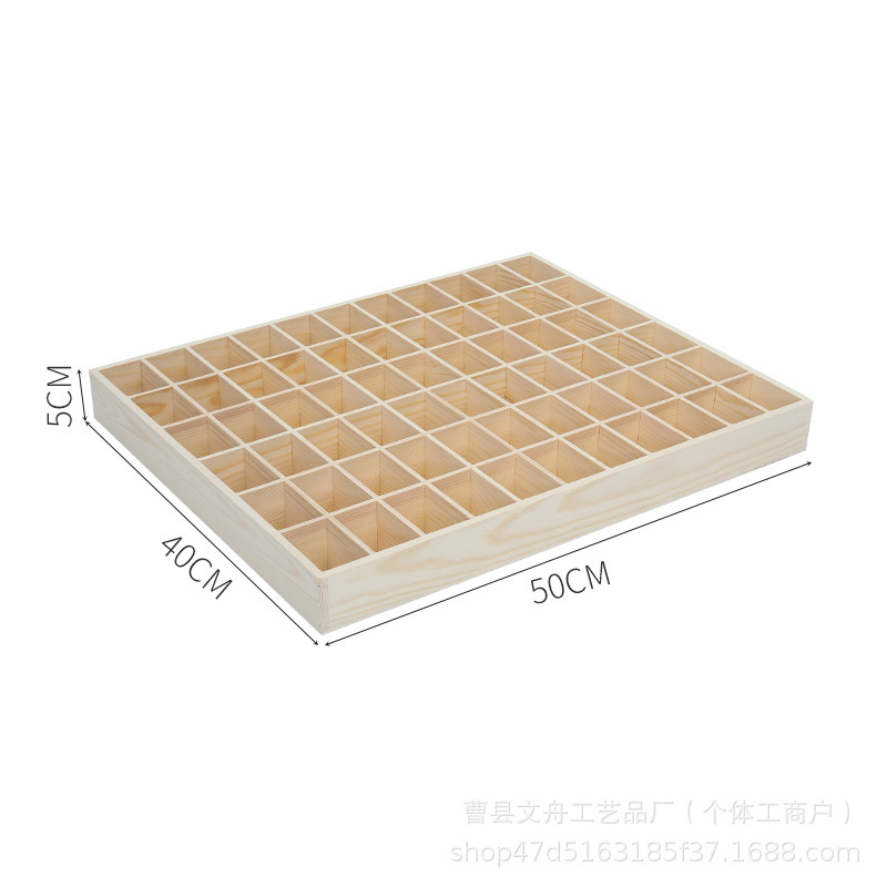 スポット木製カード収納ボックス壁掛け収納ラックマルチグリッド小さなカードディスプレイディスプレイボックス無垢材ブレスレット配置ボックス|undefined