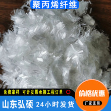 厂家批发直供水泥混凝土防裂短纤短切玻璃纤维耐高温聚丙烯纤维