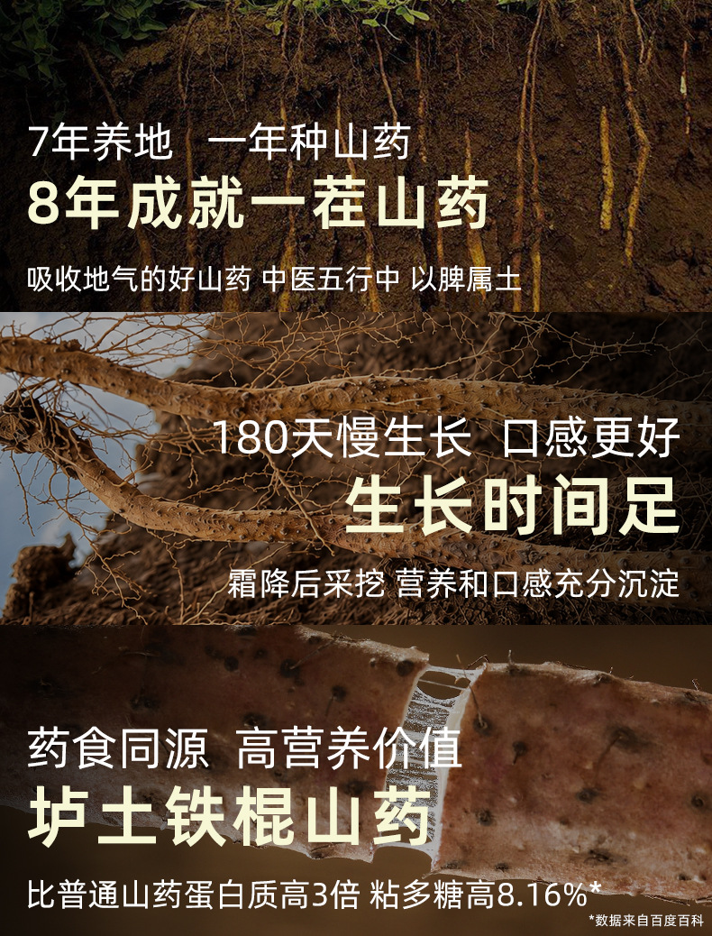 Instant Chinese Yam Snowflake Slices 100g Tiegun Shan Huai Yam Powder Breakfast Meal Replacement quality and texture