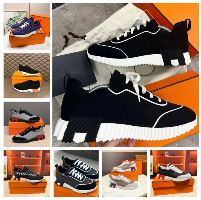 In-Stock 25 Summer Cross-Border Foreign Trade H Brand Casual Genuine Leather Versatile Thick-Soled Unisex Flat Breathable Dad Running Shoes