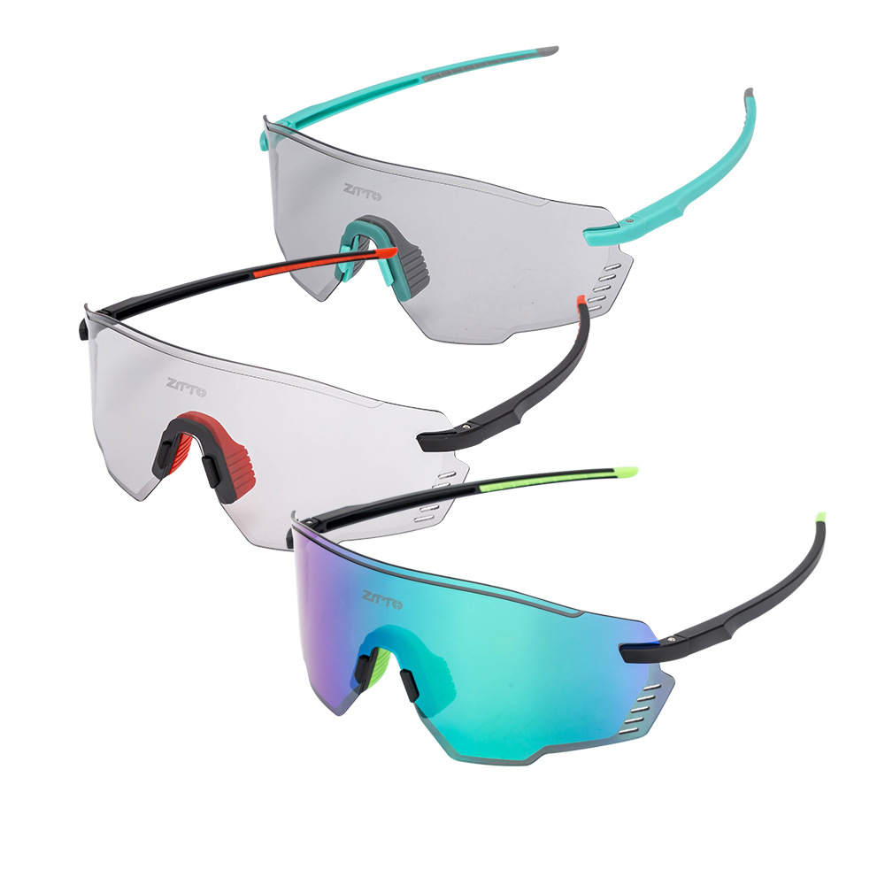 Ciclismo gafas bicicleta de carretera bicicleta de montaña cambio de color polarizado viento bicicleta ciclismo polarizado cambio de color gafas de carretera