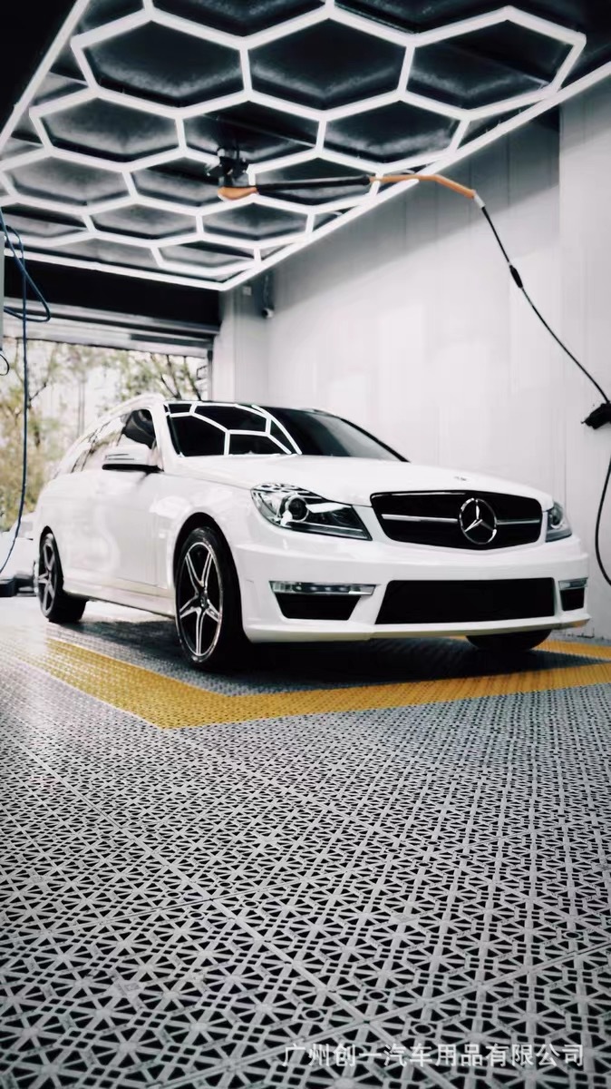 Suitable for 2007-2014 Mercedes-Benz C-Class S204 models, for C63 AMG-style wide body kit, C260 and C300 models, including front and rear bumpers