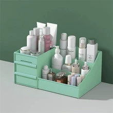 Universal Storage Box Organizer, Capacious Multi-Compartment Desktop & Cosmetic Organizer, 3-Tier