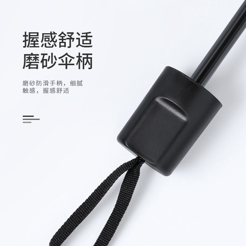 Nueva sombrilla de sol de vinilo gruesa triple plegable portátil, sombrilla de sol de bosque, paraguas grueso UV