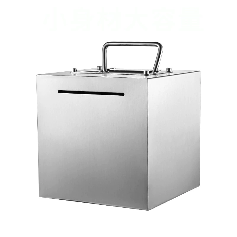 Handheld toy stainless steel, capacious piggy bank