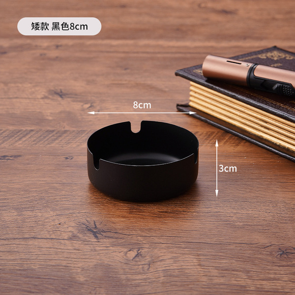 windproof ashtray stainless steel for hotel for commercial use