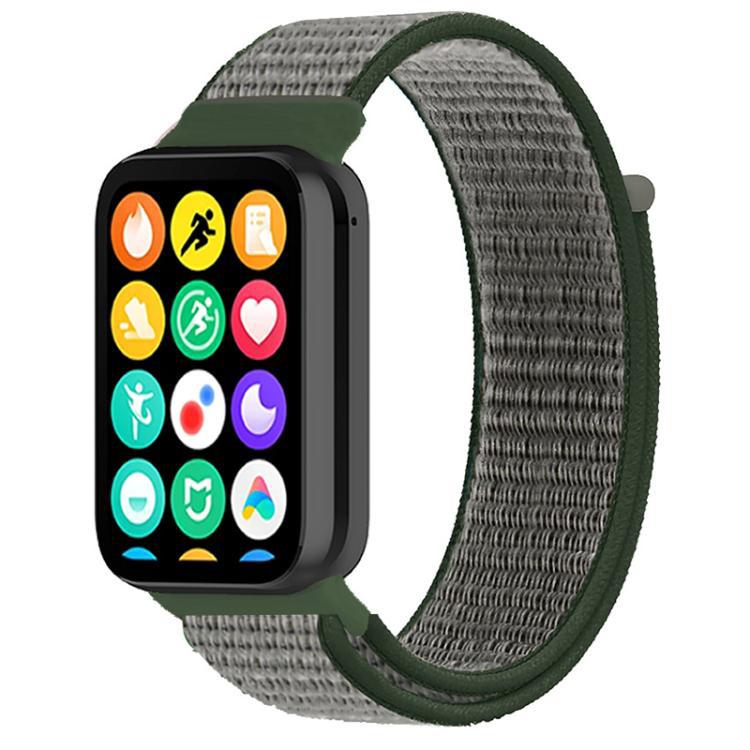 xDfind Nylon Backloop Velcro Bandera para pulsera Xiaomi 9 Pro / 8 Pro / Redmi Watch 6 / 5 / 4