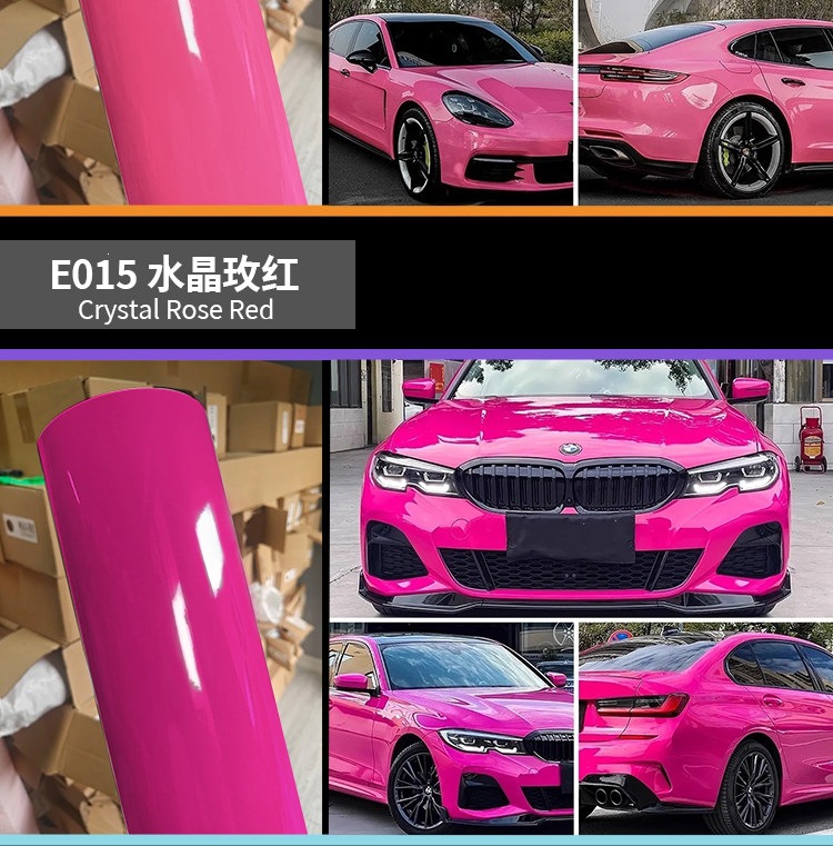 Car color change film, full car body wrap, car protective film, PET crystal black, white, blue, gray, whole roll wholesale