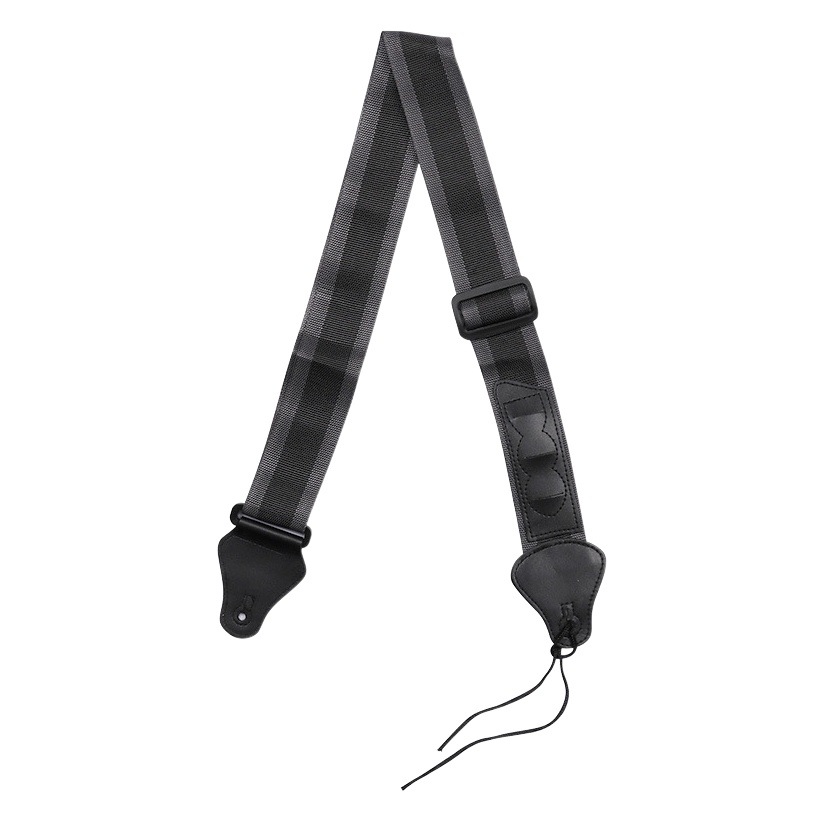 Correa de la guitarra se puede insertar Pick folk Guitar correa de hombro se puede almacenar recoger la correa bajo guitarra eléctrica tejido de nylon