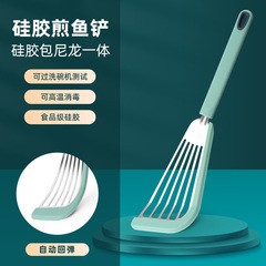 台所用品調理シリコンスコップ耐高温滑り止め焼き牛スコップ鉄板焼きフライフライフライフライフライフライフライフライフライフライフライ