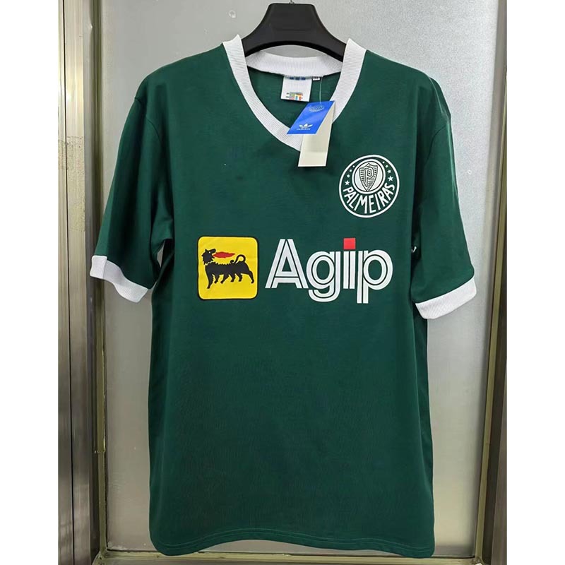 Camiseta de Fútbol del Palmeiras de Poliéster Personalizable y Manga Corta para Deportes