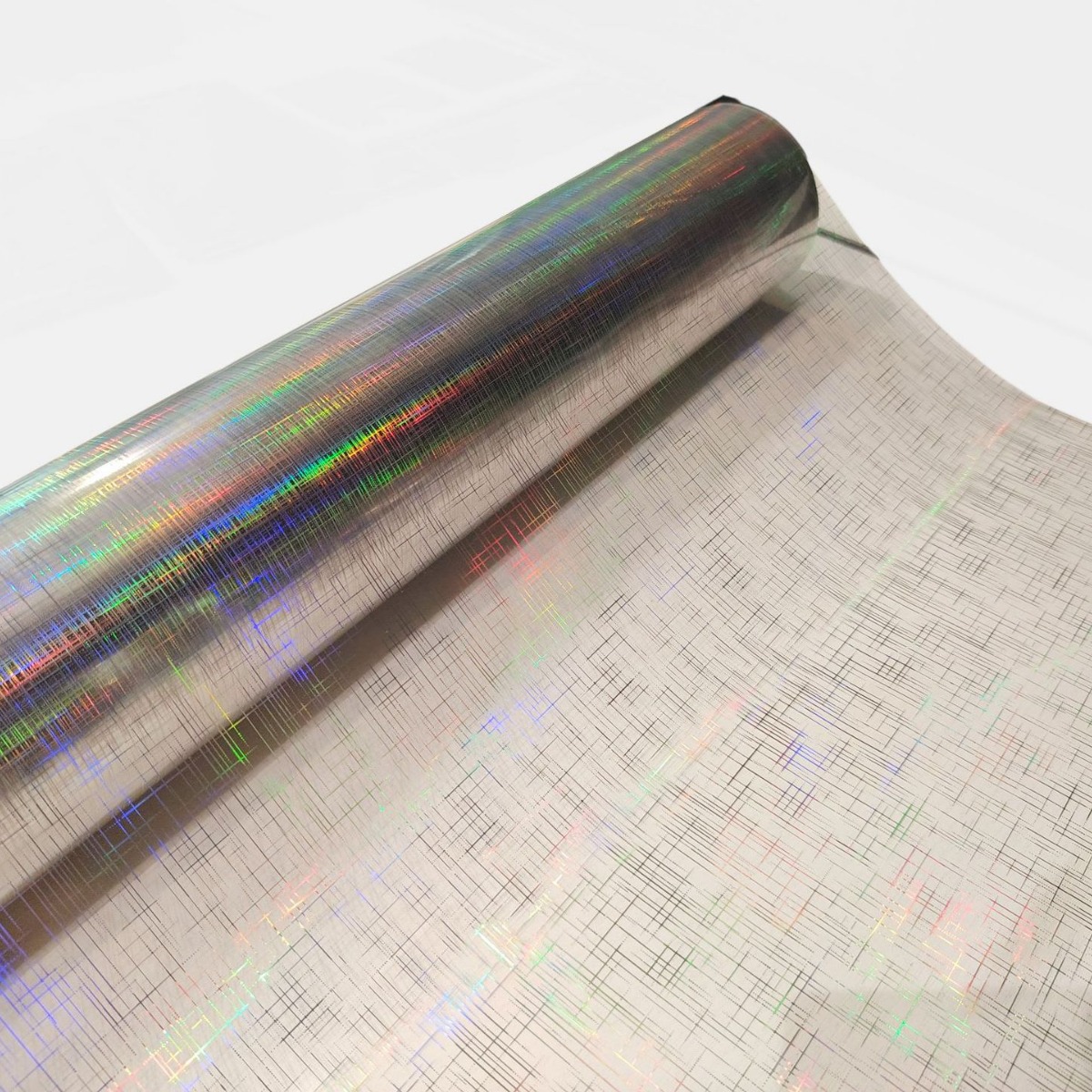 PET银色素面流星雨洗铝镭射转移膜鞋材辅料耐刮耐折金属转移膜工