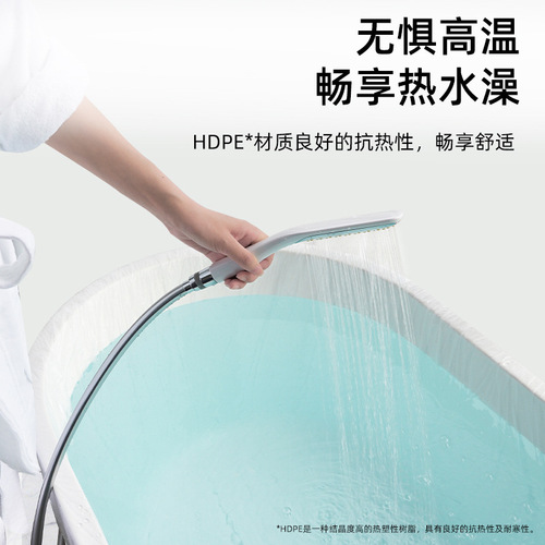 Travel disposable bath bag thickened bath bag bathtub cover wooden bucket bag SPA plastic bathtub film bath bag