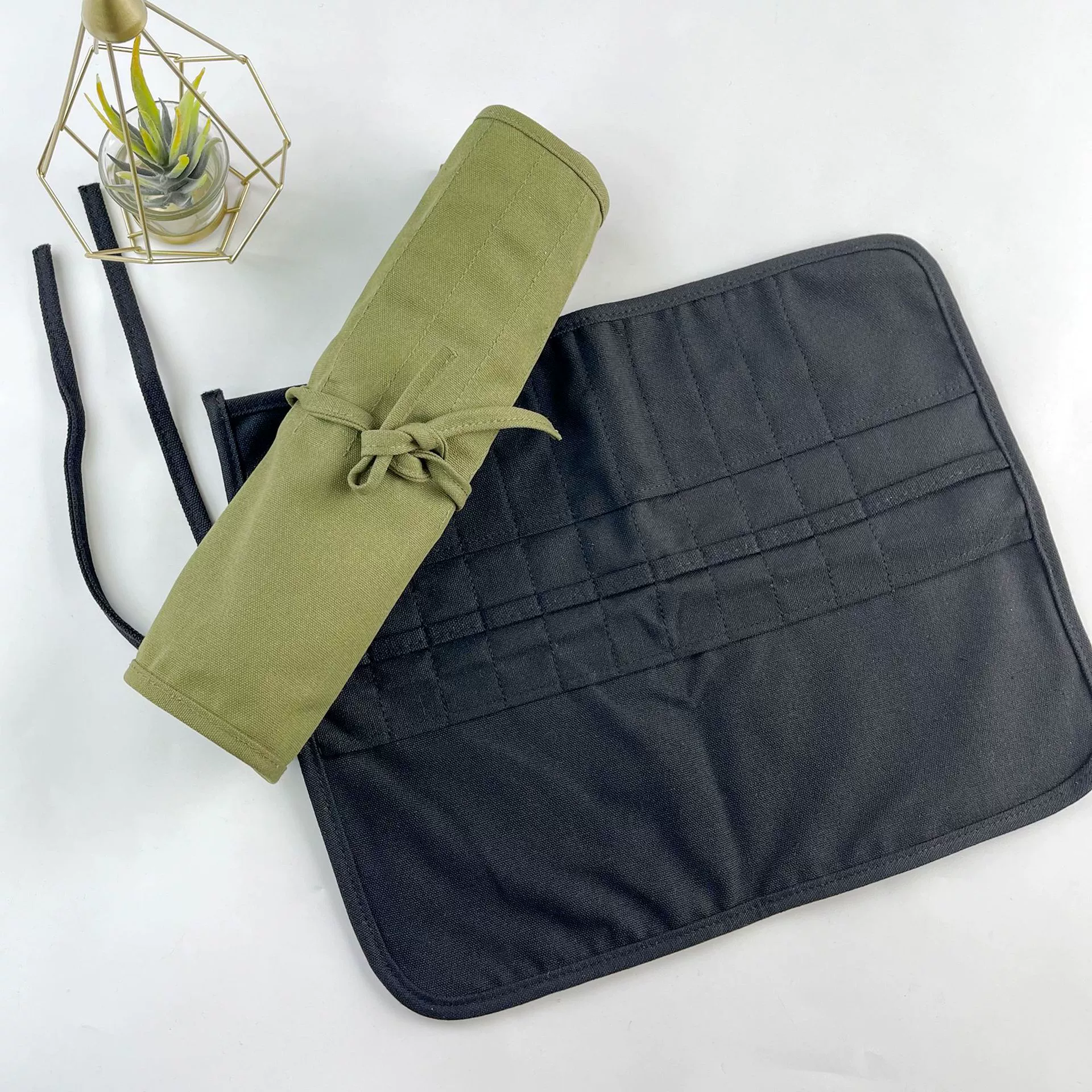 Новый стиль сумка для ручки кисти 22 отверстия для хранения водяного мела сумка акварельный карандаш сумка холст сумка для кисти занавес