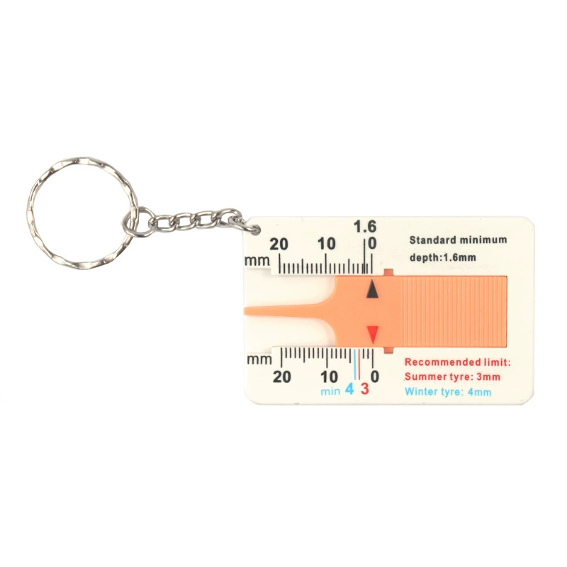Plastic tire tire ruler 0-20mm cursor depth stalemal tire pattern deep ruler with tire pattern deep instrument