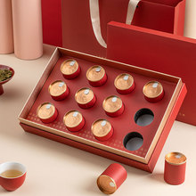 M6现货明前龙井空礼盒茶叶包装盒空盒半斤一斤装高档龙井茶礼品盒