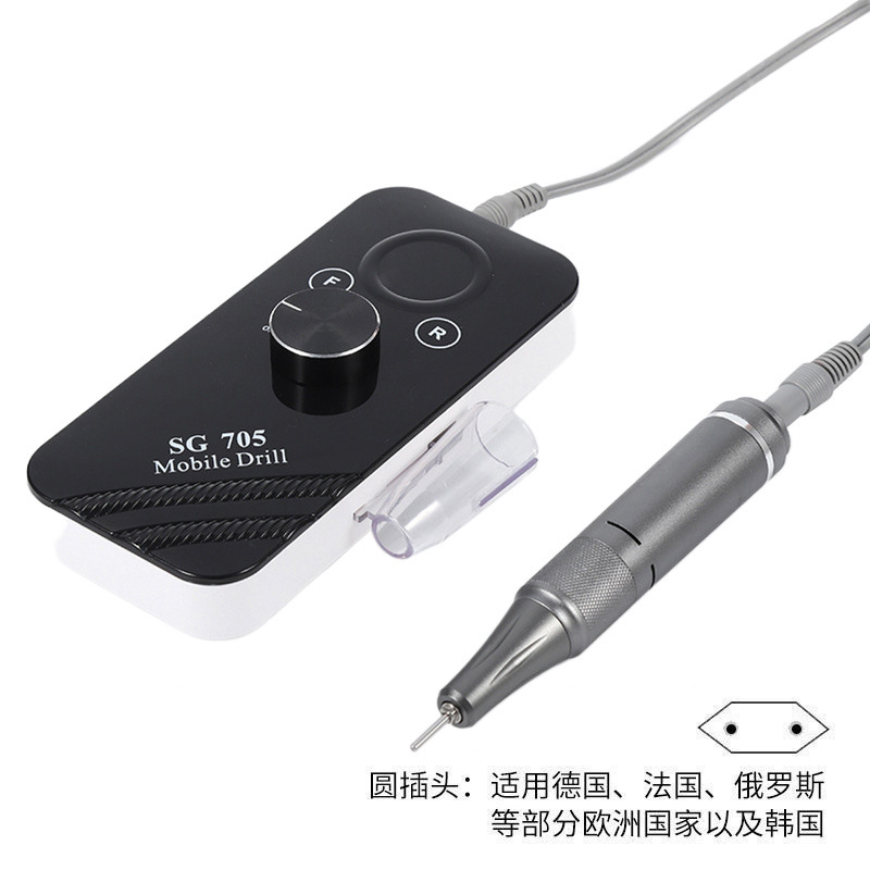 Lijadora de uñas transfronteriza, cargador, removedor de uñas portátil, piel muerta, almacenamiento de energía, lápiz de molienda, herramientas de uñas, Amazon