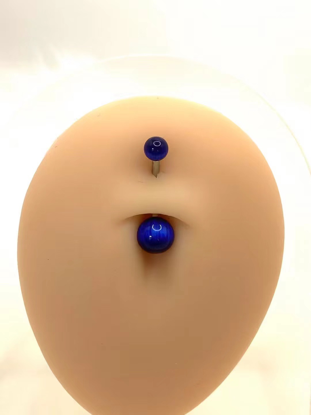 Classic Zircon Cat-eye Navel Ring Piercing For Elegant Style_voghion.com