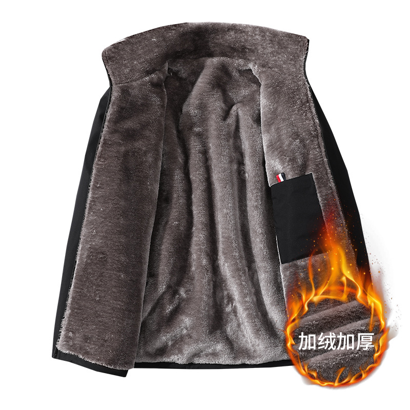2021 chaqueta deportiva y de ocio de invierno para hombre más tamaño Abrigo acolchado de algodón para hombre forrado de vellón engrosado cálido Abrigo acolchado de algodón al aire libre hombres