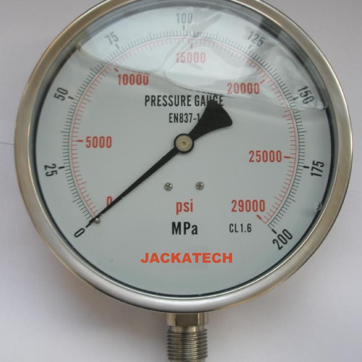 厂价供应250mpa 不锈钢耐震超高压压力表
