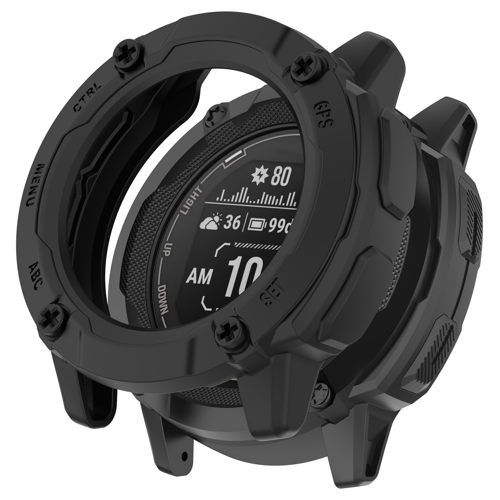 Suitable for Garmin instinct 2X protective case. Garmin Instinct 2X skeletonized armor watch case undefined