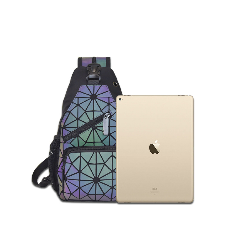 Geometric Cork Chest Bag For Men And Women Multi-purpose Design_voghion.com